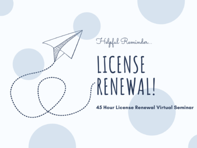License Renewal Crash Course