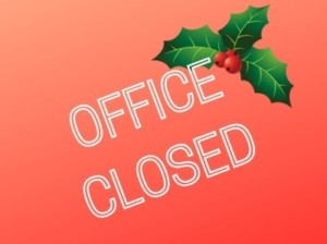 Office Closed for Holiday