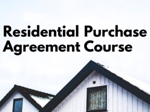 Residential Purchase Agreement Course
