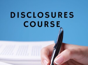 Disclosures Course