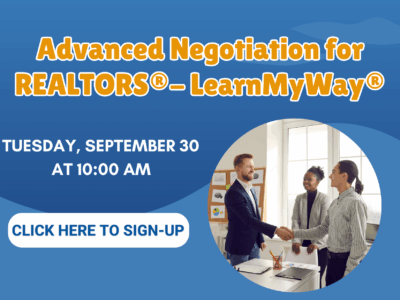 Advanced Negotiation for REALTORS®- LearnMyWay®