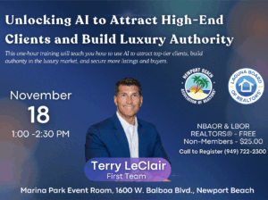 Lunch & Learn: Unlocking AI to Attract High-End Clients and Build Luxury Authority