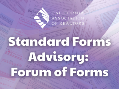 Standard Forms Advisory: Forum of Forms