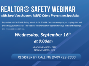 REALTOR® Safety Webinar